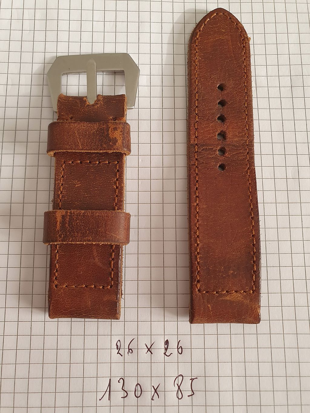 2 Tubi Cinturino Per Orologi Panerai 40mm - Acciaio Inox 316L Svizzero (22mm) - Ewatchparts