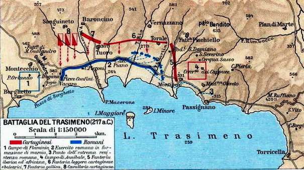 Annibale Sconfigge I Romani Al Lago Trasimeno