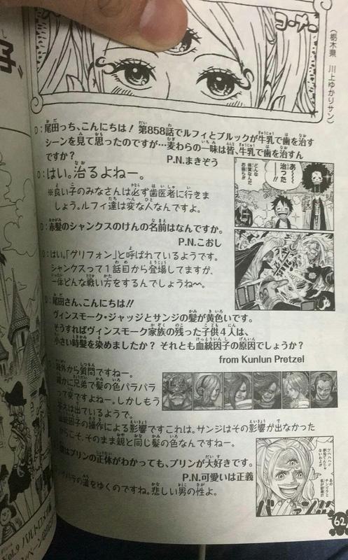 One Piece Sbs Pagina 5