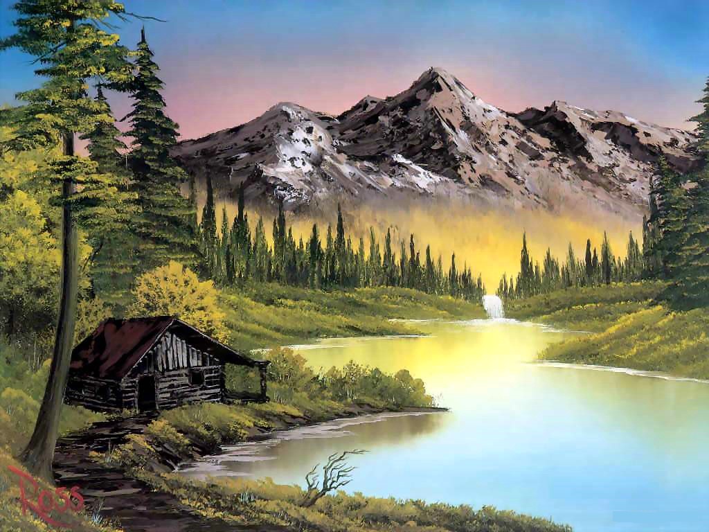 Bob ross pittore naturalista 