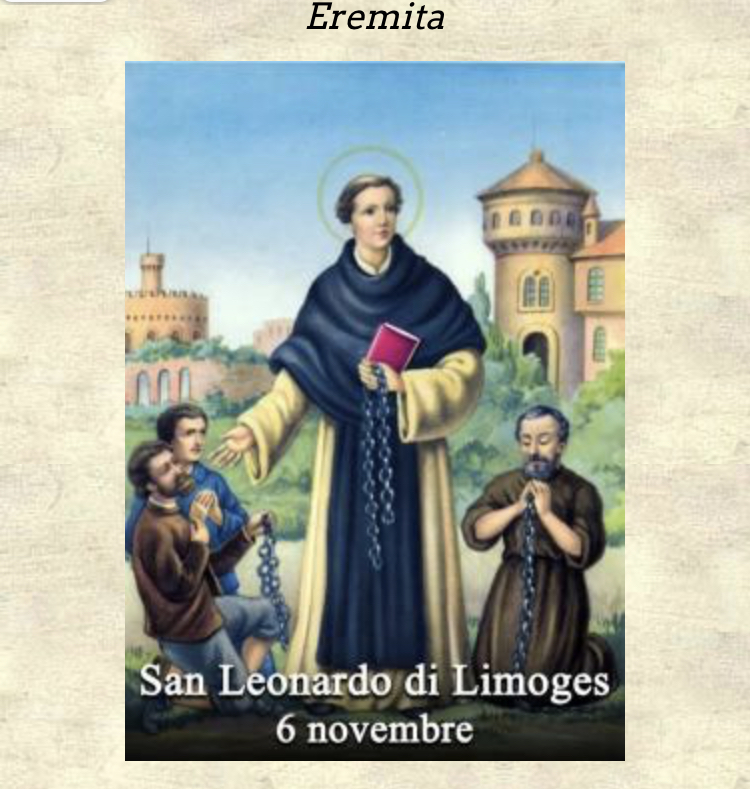 OGGI SI RICORDA SAN LEONARDO DI LIMOGES oggi-si-ricorda-san-leonardo-di-limoges
