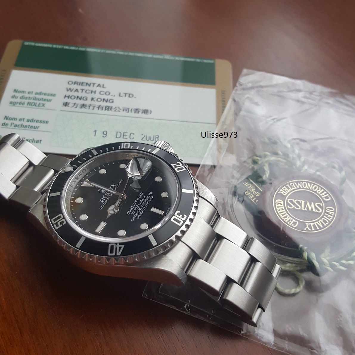 Vendo Rolex Submariner 16610 RRR