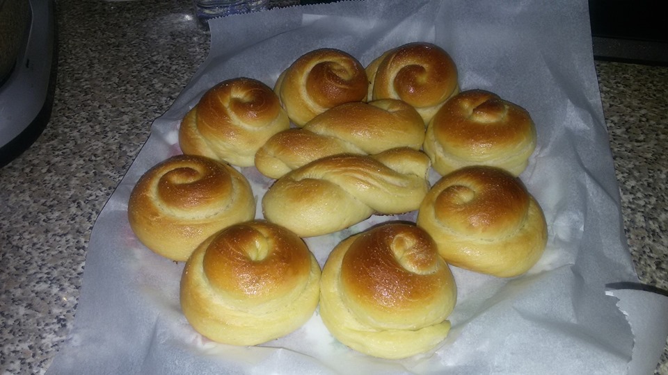 Pan brioches con panna una bomba
