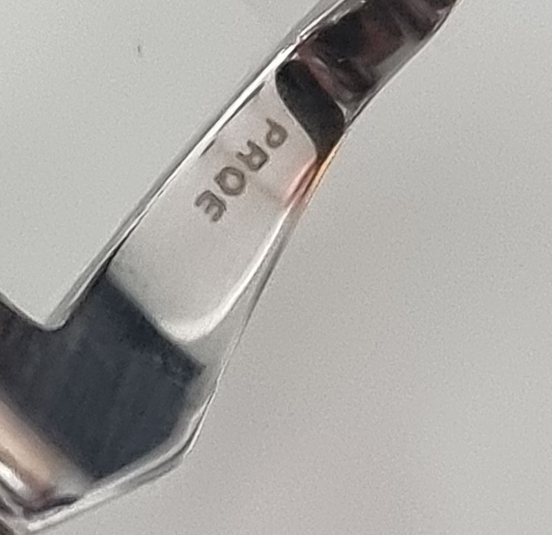 Fibbia Panerai Originale In Titanio, 22 Mm, Per Cinturino Due Pezzi, Usata
