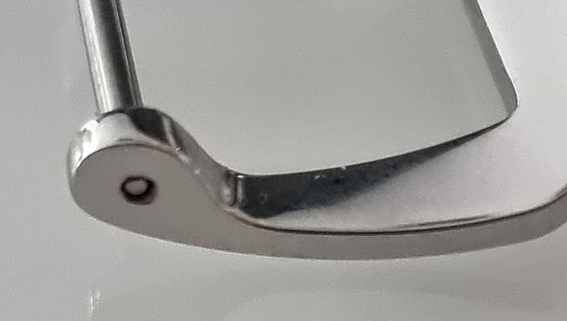 Fibbia in acciaio inossidabile massiccio opaco per cinturini Panerai
