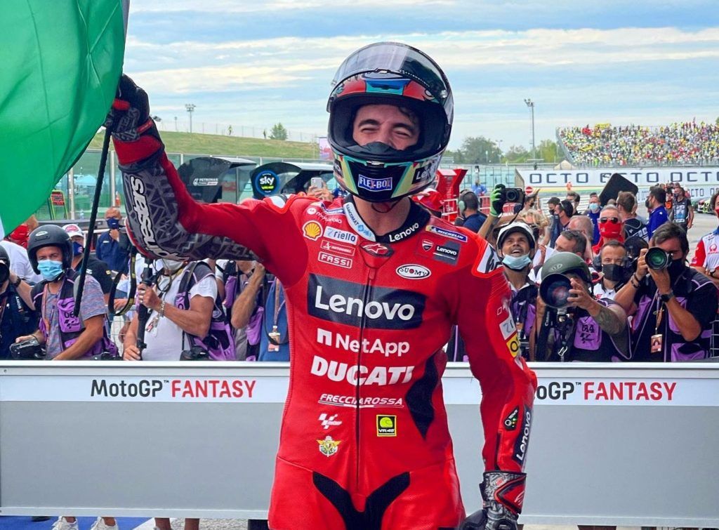Bagnaia campione del mondo di MotoGp