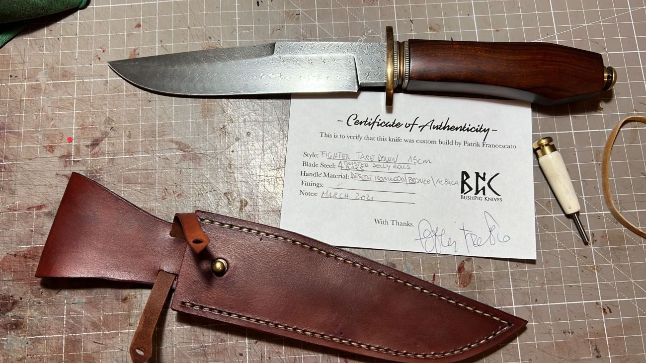 ALPINA SPORT - COLTELLO LITTLE ANCHO  Lama Fissa Con Custodia Rigida E Catenina D Collo