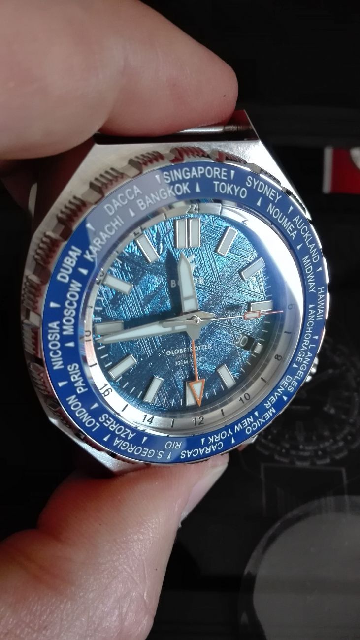 [VENDUTO] Vendo Boldr Globetrotter GMTWorldtime Meteorite Blu