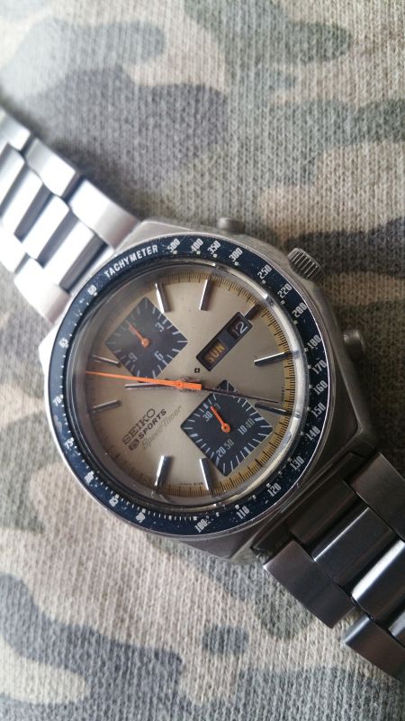 Boîtier Seiko 6138 0030 Kakume — Avec Verre, Insert Et Anneau, Occasion, Nécessite Polissage