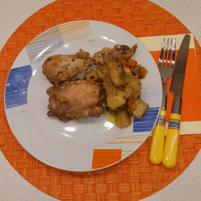 Cosce di Pollo in Pentola a Pressione