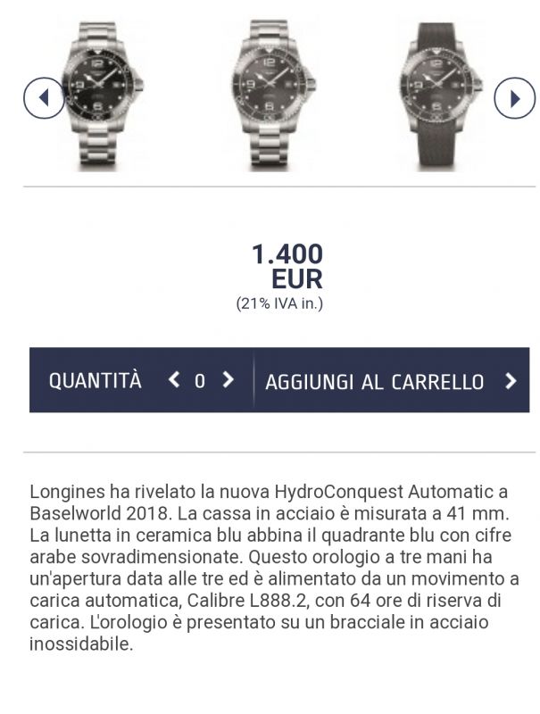 Nuovo Longines Hydroconquest - pagina 4