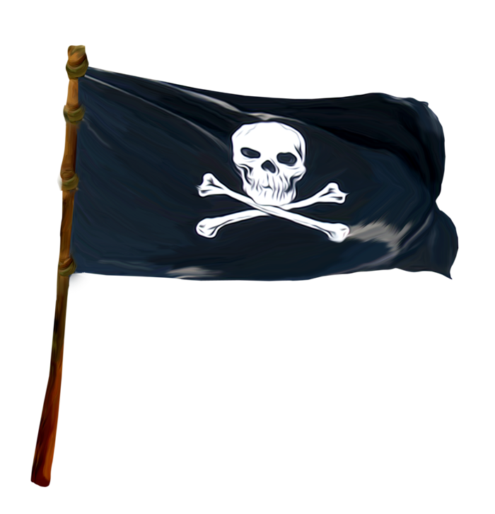 Un Insieme Di Tre Scheletri Diabolici Dei Pirati Illustrazione Vettoriale - Illustrazione Di - Foto 2