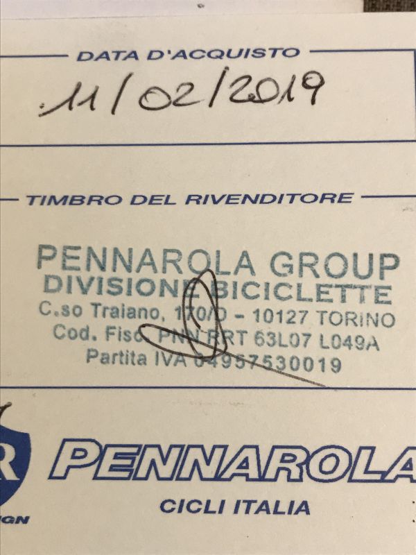 Vendo bici da corsa pennarola nashira carbonio