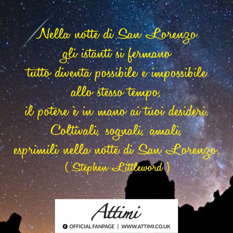 Immagini Della Notte Di San Lorenzo NOTTE DI SAN LORENZO
