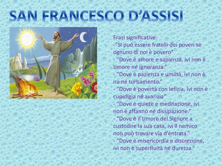 Poesie Su San Francesco D Assisi