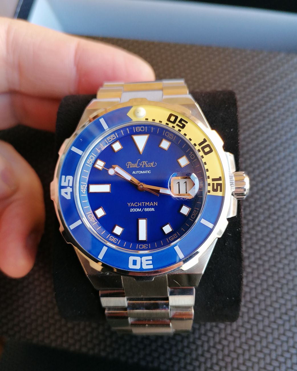 VENDUTO] Vendo Paul Picot Yachtman Club blu-giallo